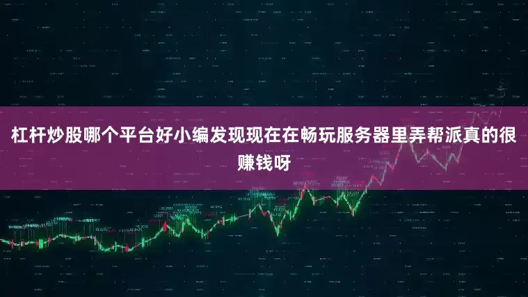 杠杆炒股哪个平台好小编发现现在在畅玩服务器里弄帮派真的很赚钱呀